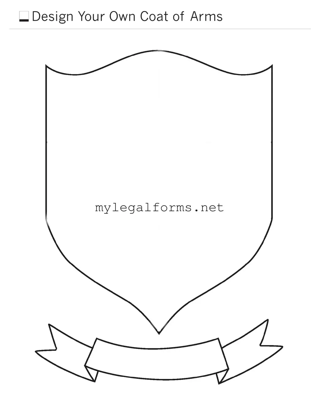 Coat Of Arms Template