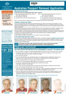 Australian Passport Renewal Template
