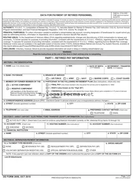 DD 2656 Template