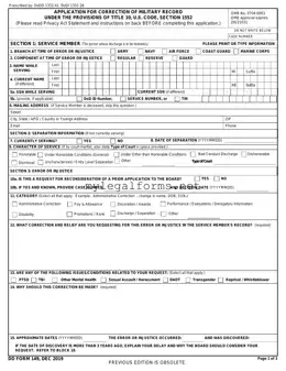 DD 149 Template