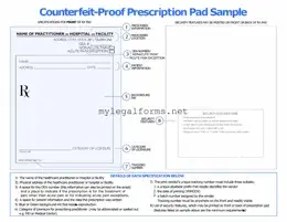 Prescription Pad Template