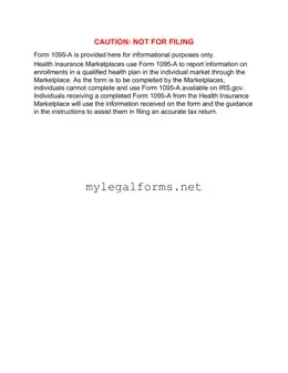 IRS 1095-A Template