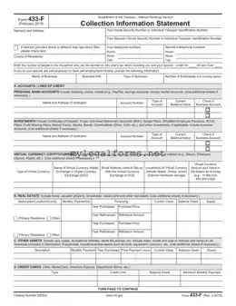 IRS 433-F Template