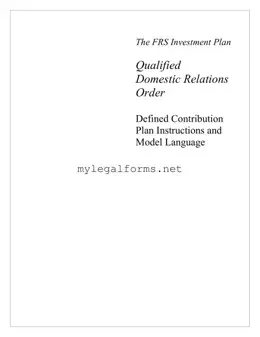 Qdro Template